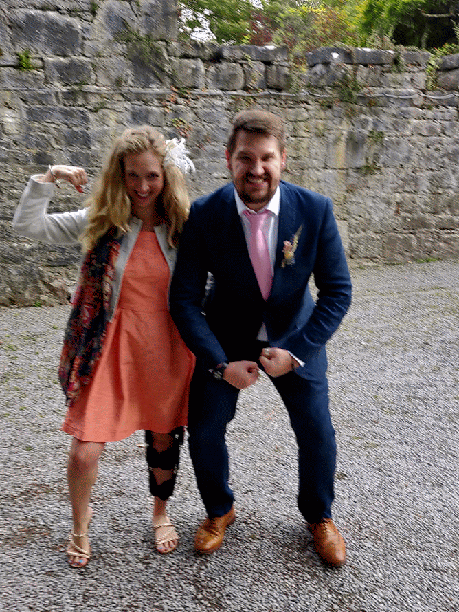 Alex & Jess in Wales at Marc and Emmas wedding
